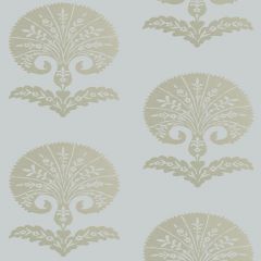 F-Schumacher Ottoman Flower-Heliotrope 5005082 Luxury Decor Wallpaper