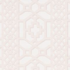 F Schumacher Zanzibar Trellis Matte Blush 175743 125th Anniversary Collection Indoor Upholstery Fabric