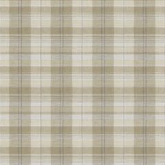 Remnant - Fabricut Plaid Coir Dune 4465 Natural Tailored Cottage Collection Multipurpose Fabric (1 yard piece)