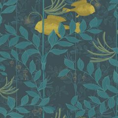 Cole and Son Nautilus Dark Blue 103-4018 Whimsical Collection Wall Covering