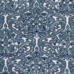 F Schumacher Claremont Crewel Embroidery Delft 64310 Indoor Upholstery Fabric