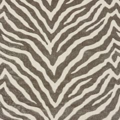 Remnant - Thibaut Etosha Velvet Taupe W80405 Indoor Upholstery Fabric (1.19 yard piece)