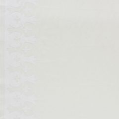 F Schumacher Bergama White and Ivory 74180 Ottoman Chic Collection Indoor Upholstery Fabric