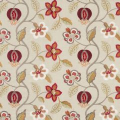 GP and J Baker Elvaston Red / Ivory BF10532-6 Langdale Collection Drapery Fabric