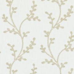 Duralee Ivory 32785-84 Biltmore Embroideries Collection Indoor Upholstery Fabric