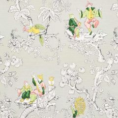 F Schumacher Chinoiserie Moderne Soft Grey 177421 Schumacher Classics Collection Indoor Upholstery Fabric