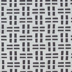 Thibaut Lock Embroidery Charcoal AW73001 Meridian Collection Indoor Upholstery Fabric