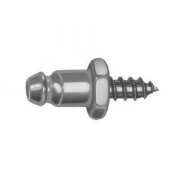 Lift-the-DOT® Screw Stud 90-X8-163604-1A Nickel-Plated Brass / Stainless Steel Screw 3/8 inch 100 pack