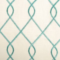 Duralee Rico Aqua 73023-19 Barton Embroideries Collection by Alfred Shaheen Multipurpose Fabric