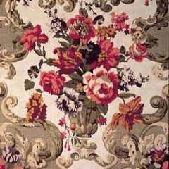 Mulberry Home Floral Rococo Taupe FD101-N101 Multipurpose Fabric