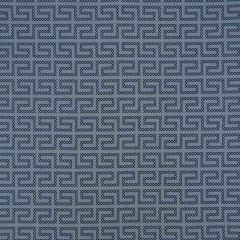 F Schumacher A Maze Embroidery Cadet 70235 Contemporary Embroideries Collection Indoor Upholstery Fabric