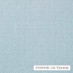 F Schumacher Diamond Weave Sky 73844 Indoor / Outdoor Linen Collection Upholstery Fabric