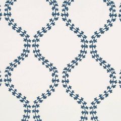 Robert Allen Ogee Vine Denim 259005 Nomadic Color Collection Indoor Upholstery Fabric