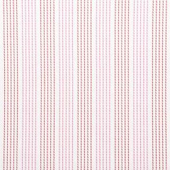 F Schumacher Running Stitch Red and Pink 75321 Nautilus Collection Indoor Upholstery Fabric