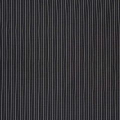 F Schumacher Ostia Stripe Black and White 70891 Riviera Collection Upholstery Fabric