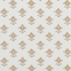 F Schumacher Rubia Embroidery Ivory 74160 Ottoman Chic Collection Indoor Upholstery Fabric