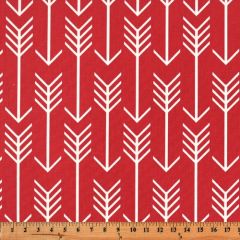 Premier Prints Arrow Timberwolf Red Macon Multipurpose Fabric