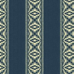 Kravet Sunbrella Nautica Stripe Sapphire 31942-5 Oceania Indoor Outdoor Collection Upholstery Fabric