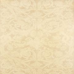 F-Schumacher Pontine Damask-Bone 529110 Luxury Decor Wallpaper