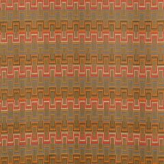 Robert Allen Contract Squared Up Tangerine 229953 Indoor Upholstery Fabric