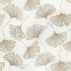 Kravet Couture Gingko Leaf Gold 4949-416 Modern Luxe Silk Luster Collection Drapery Fabric