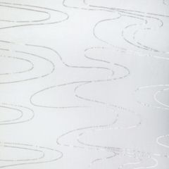 Kravet Design Undulating Wave Silver 4999-1101 by Candice Olson Drapery Fabric