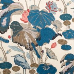 Lee Jofa Nympheus Print Teal 2010150-13 Heritage Collection Multipurpose Fabric