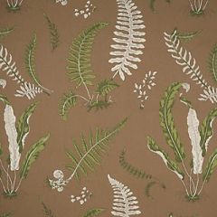 Scalamandre Elsie De Wolfe - Outdoor Greens On Brown SC 000516425 Contract Upholstery Fabric