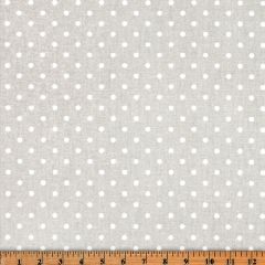 Premier Prints Mini Dot French Grey White Premier Basics Collection Multipurpose Fabric