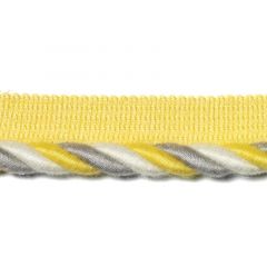 Duralee Cord W/Lip - Braided 7306-66 Yellow Interior Trim