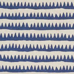 F Schumacher Corfu Stripe Navy 177970 Primitive Beauty Collection Indoor Upholstery Fabric