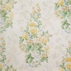 Lee Jofa Elton Handblock Yellow / Green 2012114-43 Multipurpose Fabric