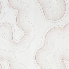 F Schumacher Topo Sheer Blush 75900 Patterned Sheers and Casements Collection Drapery Fabric