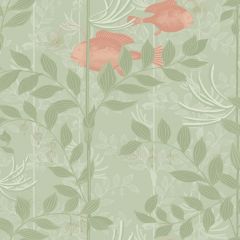 Cole and Son Nautilus Soft Green 103-4020 Whimsical Collection Wall Covering