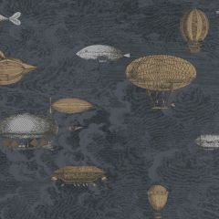 Cole and Son Macchinne Volanti Midnight 97-1002 Fornasetti II Collection Wall Covering