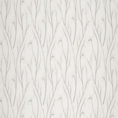Robert Allen Meadow Buds Driftwood Patterned Sheers II Collection Drapery Fabric