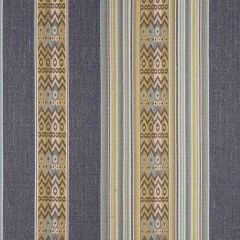 Clarke and Clarke Totem Indigo F0811-04 Indoor Upholstery Fabric