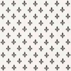 F Schumacher Fleur De Lis Charcoal 176962 French Revolution Collection Indoor Upholstery Fabric