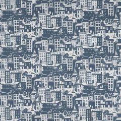 Clarke and Clarke Waterside Navy F1196-03 Land And Sea Collection Multipurpose Fabric