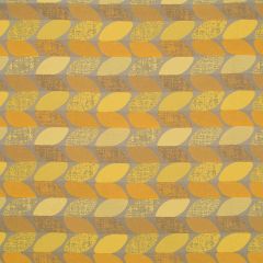Robert Allen Contract Leaf Repeat Lemon Indoor Upholstery Fabric