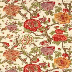 F Schumacher Pondicherry Coral 174122 Indoor Upholstery Fabric