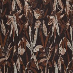 Robert Allen Contract Palm Branch Chocolate 509629 Upholstery Fabric