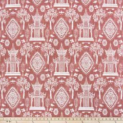 Premier Prints Spirit Scarlet / Slub Canvas Chinoiserie Collection Multipurpose Fabric