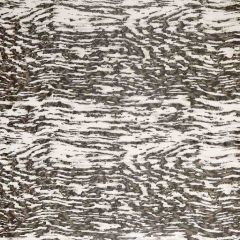 F Schumacher Serengeti Silk Black & White 2643850 Indoor Upholstery Fabric