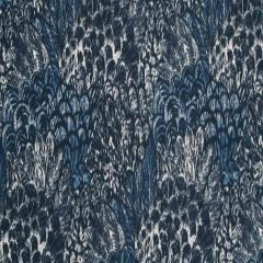 Robert Allen Wimbu Land Indigo 510180 Crypton Home Collection Indoor Upholstery Fabric