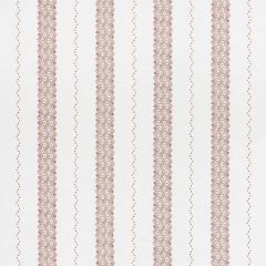 F Schumacher Nauset Stripe Sienna 177703 Chambray Collection Indoor Upholstery Fabric