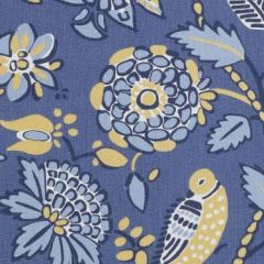 Robert Allen Le42611 193-Indigo 512332 Whimsy Garden Collection Indoor Upholstery Fabric