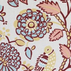 Robert Allen Le42611 339-Caribbean 512334 Whimsy Garden Collection Indoor Upholstery Fabric