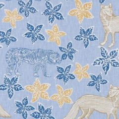 Robert Allen Le42613 5-Blue 512350 Whimsy Garden Collection Indoor Upholstery Fabric
