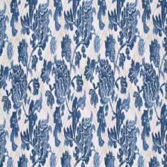 Robert Allen Floral Lattice Indigo 513203 At Home Collection Indoor Upholstery Fabric